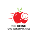 Logo Red Rhino Food Delivey
