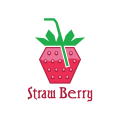 Logo Straw Berry