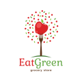 logo Eat Green Grocery Store