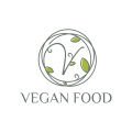 Veganistisch eten Logo