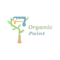 Organische verf Logo