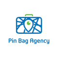 Pin bag bureau logo