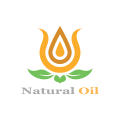 Natuurlijke olie logo