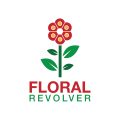 Logo Revolver floral