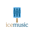 Logo musique sur glace
