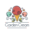 Garden Ice cream Logo