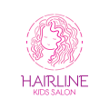 Logo Hair Line Kids Salon
