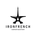 Iron French Construction Logo