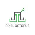 Logo Pixel Octopus