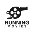Uitvoeren van films Logo