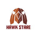 Logo Hawk Stare