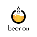 Bier op logo