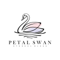 Logo Petal Swan