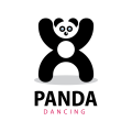 Logo Panda Dancing