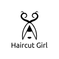 Logo Haircut Girl
