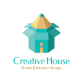 Creatief huis logo