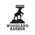 Woodland Barber logo