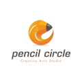 Logo Pencil Circle