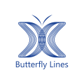 Logo Butterfly Lines