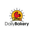 Dagelijkse bakkerij logo