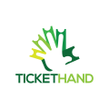 Ticket Hand Logo