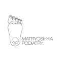 logo de Podiatría de Matryoshka