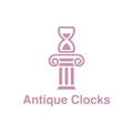 antieke klokken Logo