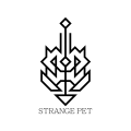 Vreemd huisdier logo