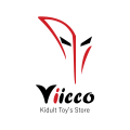 Viicco robot gezicht Logo