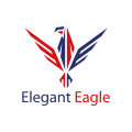 Logo Aigle élégant