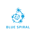 Logo Spirale blu