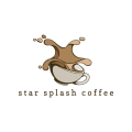 Star splash koffie logo