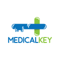 Medische sleutel logo