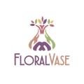 Logo Vase floral
