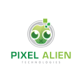 Pixel Alien logo