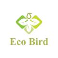 Logo oiseau éco