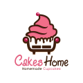 Cakes Home Homemade Cupcakes logo