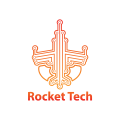 Logo fusée tech