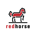 Rood paard logo