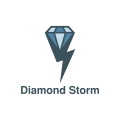 Logo Tempesta di diamanti