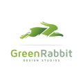 Logo Green Rabbit Design Studios