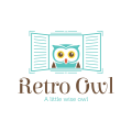 Retro Owl Logo
