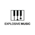 爆炸性的音乐Logo