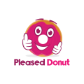 高兴的甜甜圈Logo