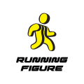  running figure  Logo