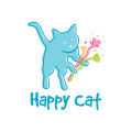快乐的猫Logo
