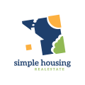 简单的房屋Logo