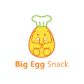 大蛋的小吃Logo