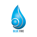 蓝色的火焰Logo