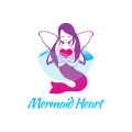 美人鱼的心Logo